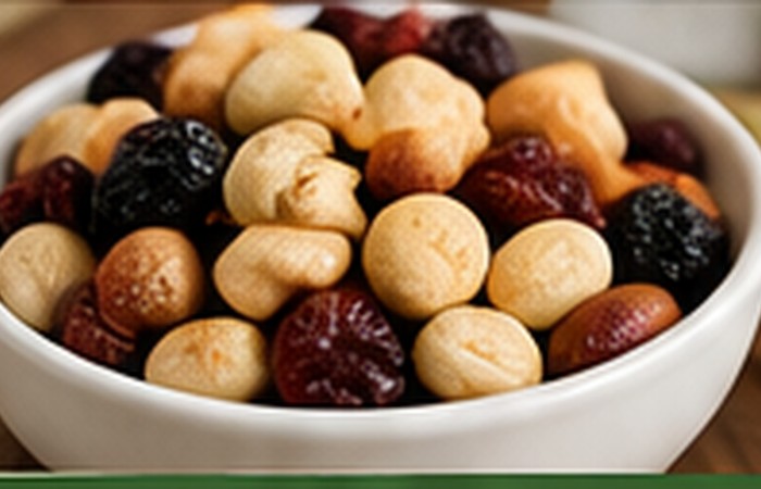 A bowl of mixed nuts ready for snacking